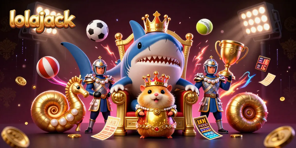 Experience thrilling gameplay at lolajack with vibrant casino elements and energetic characters.